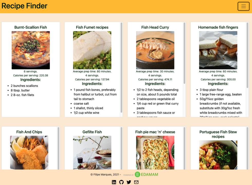 recipe finder using ingredients