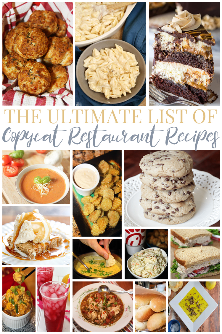 copycat recipes from restaurants