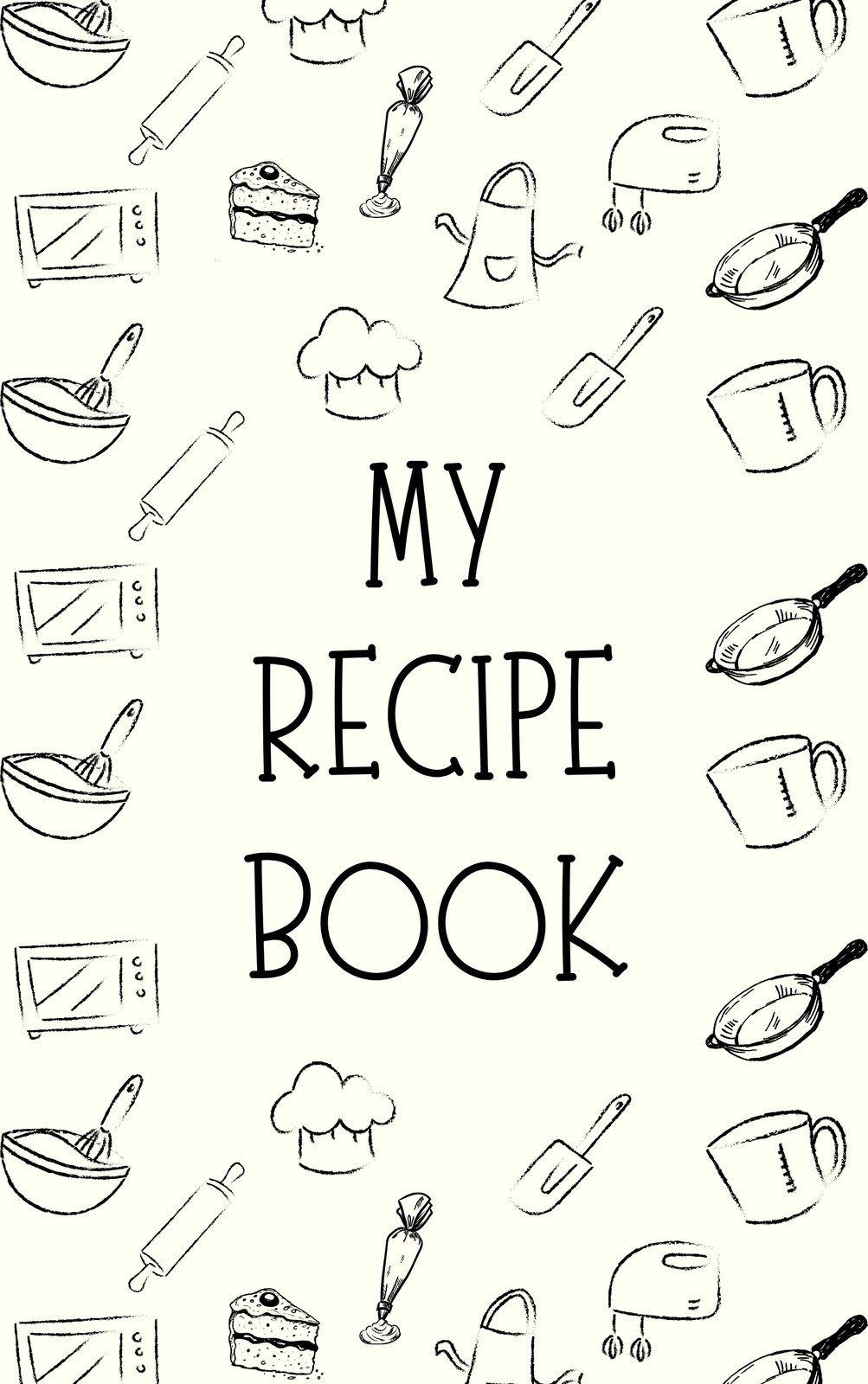 recipe cover page