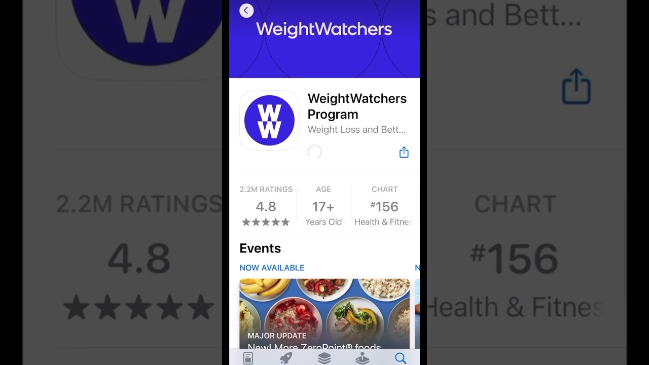 how do i update my weight watchers app