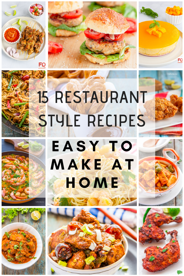 restaurant menu ideas recipes