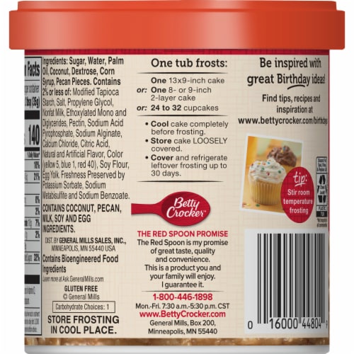 betty crocker frosting gluten free