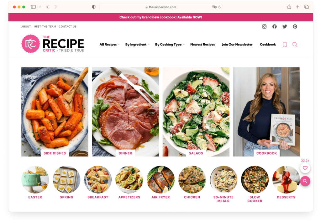 websites for cooking recipes