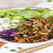 Vegan San Choi Bao Crisp Lettuce Cups with Tofu, Pine Nuts, and Jicama