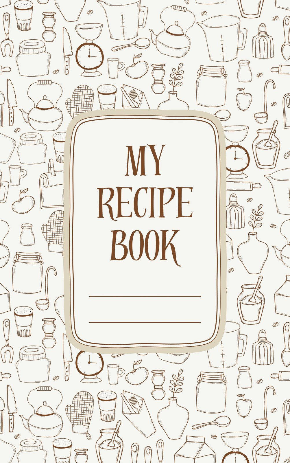 recipe cover page
