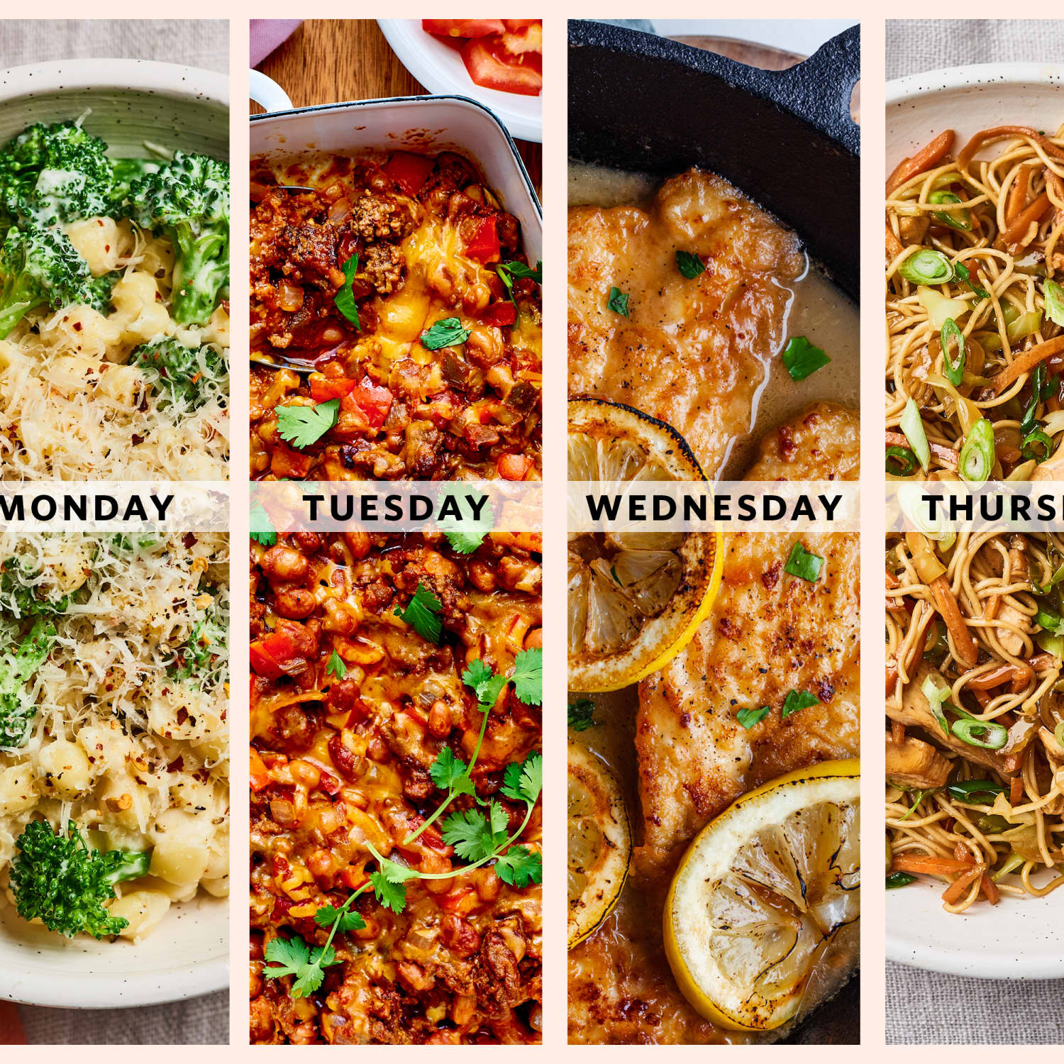 food types for dinner