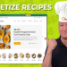 online recipes website