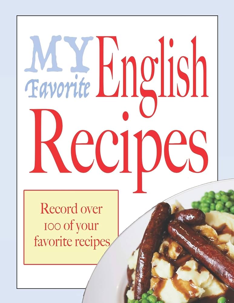 english recipe book