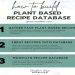 recipe database