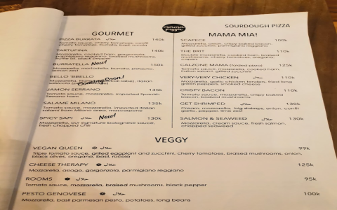 mama’s pizza spring menu