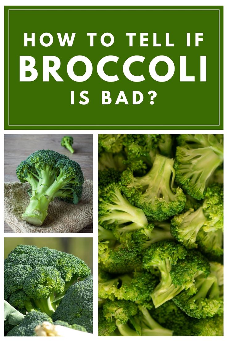 what does bad broccoli look like