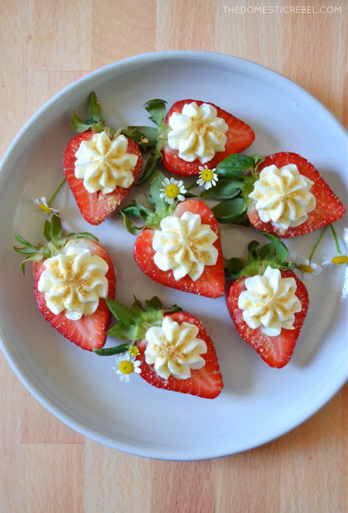 strawberry cheesecake deviled eggs recipe