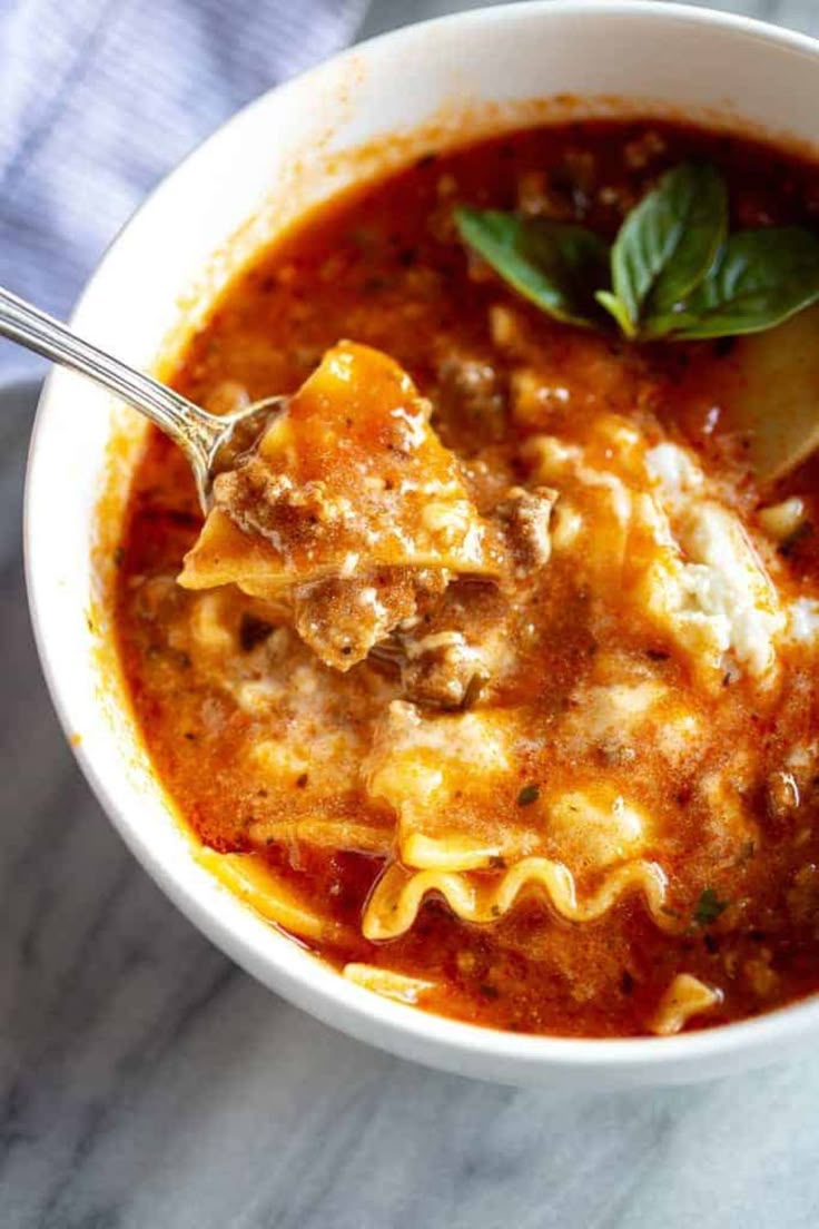 lasagna soup paula deen