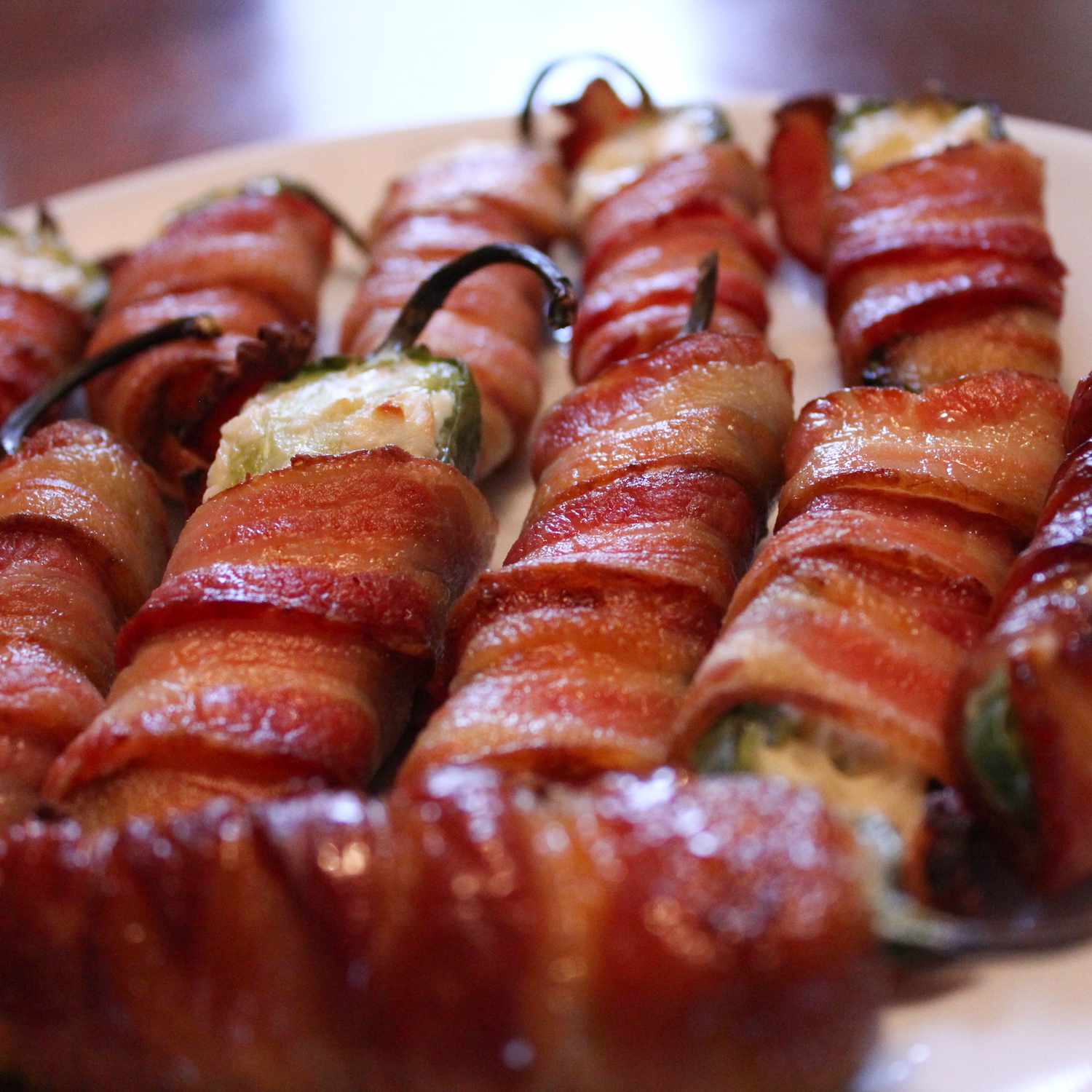 Grilled Bacon-Wrapped Stuffed Jalapenos