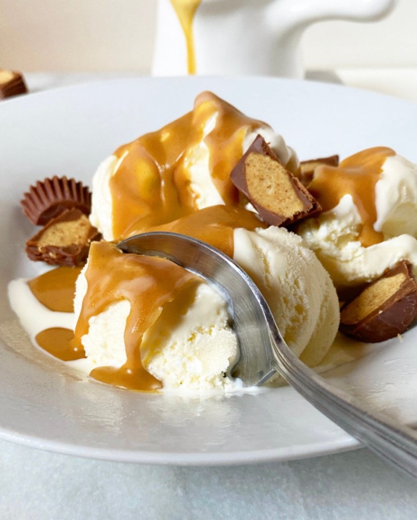 Crunchy Peanut Butter Shell Easy Ice Cream Topping Recipe