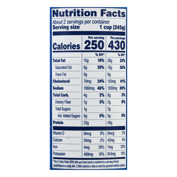 skyline nutrition facts
