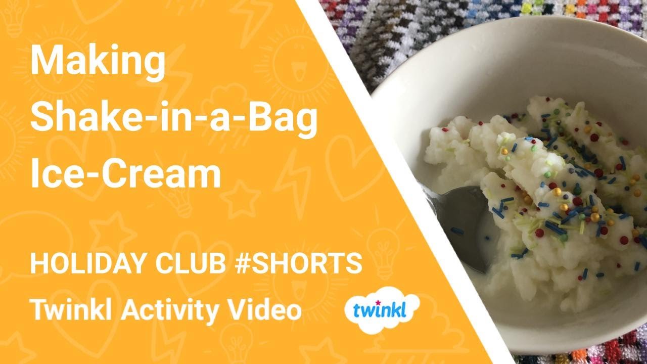 Shake & Share Homemade Ice Cream in a Bag with Friends