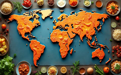 dishes from different countries