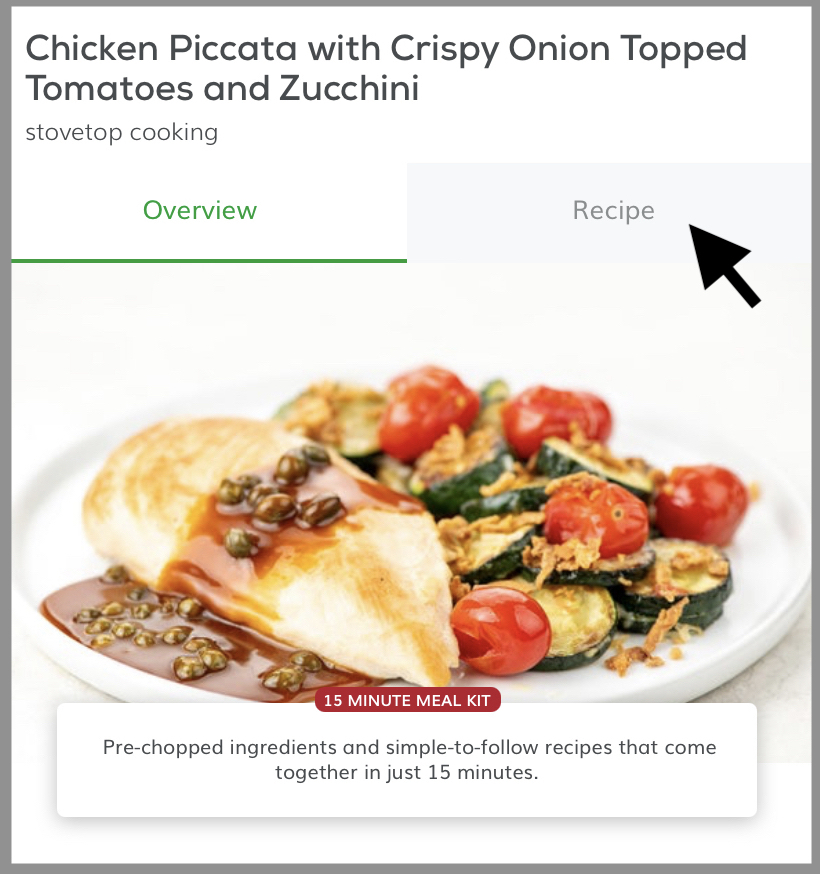 recipes from home chef