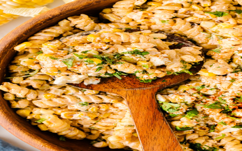 Esquites-Inspired Creamy Summer Pasta Salad