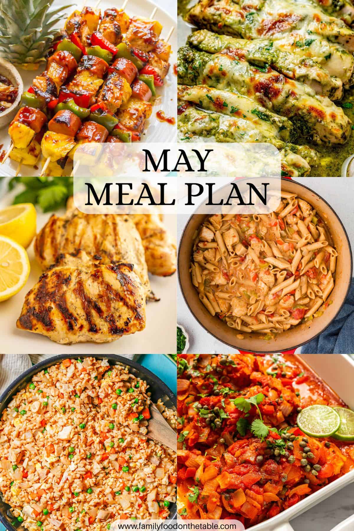 meal menu ideas