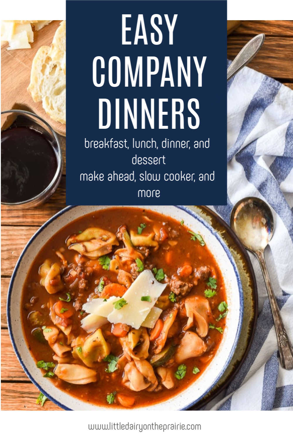 supper ideas for company