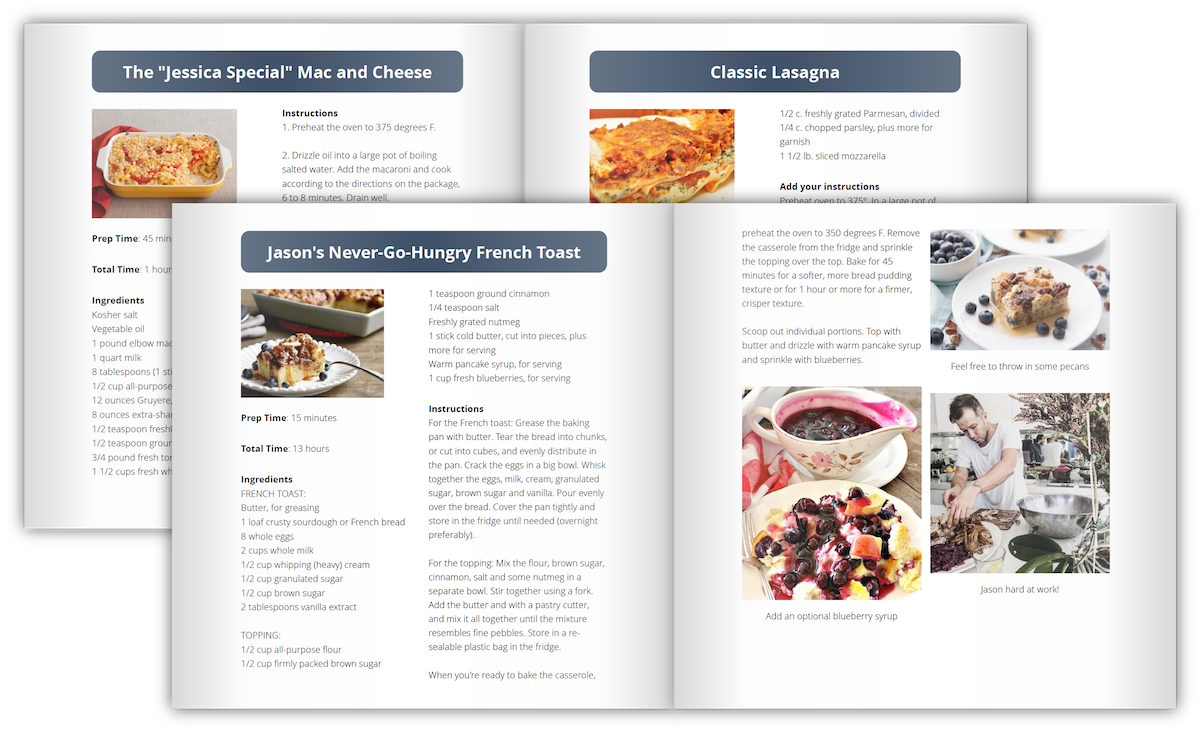 online cookbook