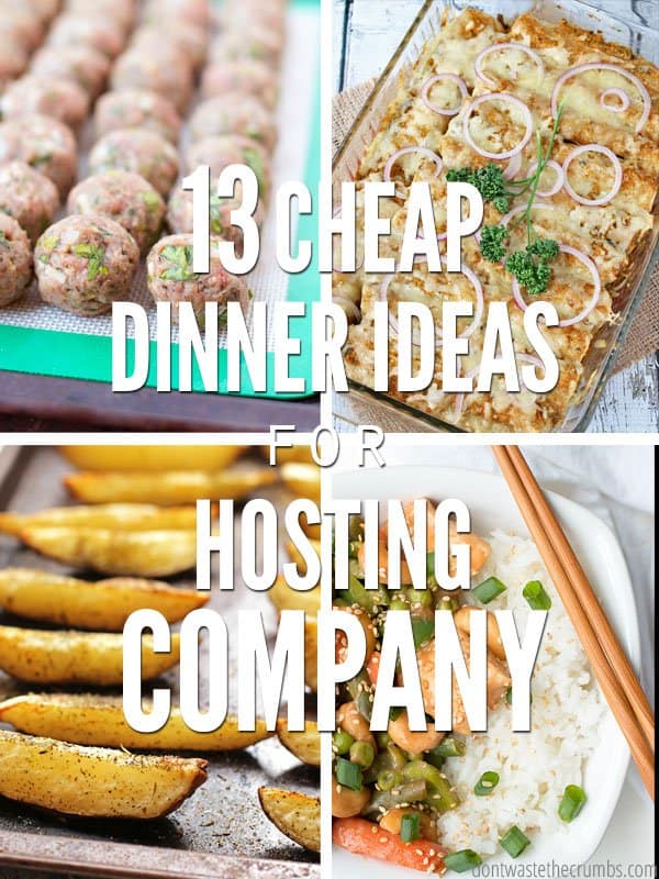 supper ideas for company