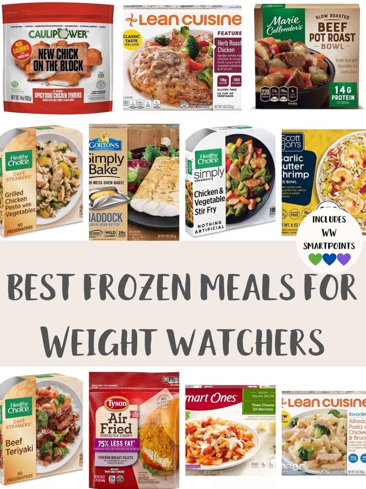 weight watchers tv dinners