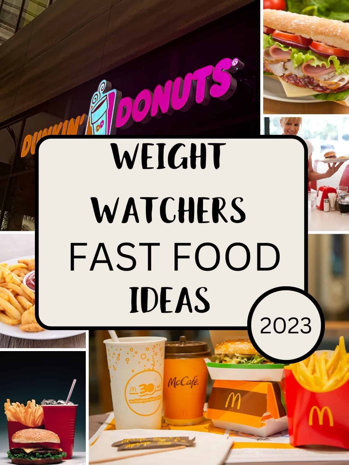 weight watchers fast food