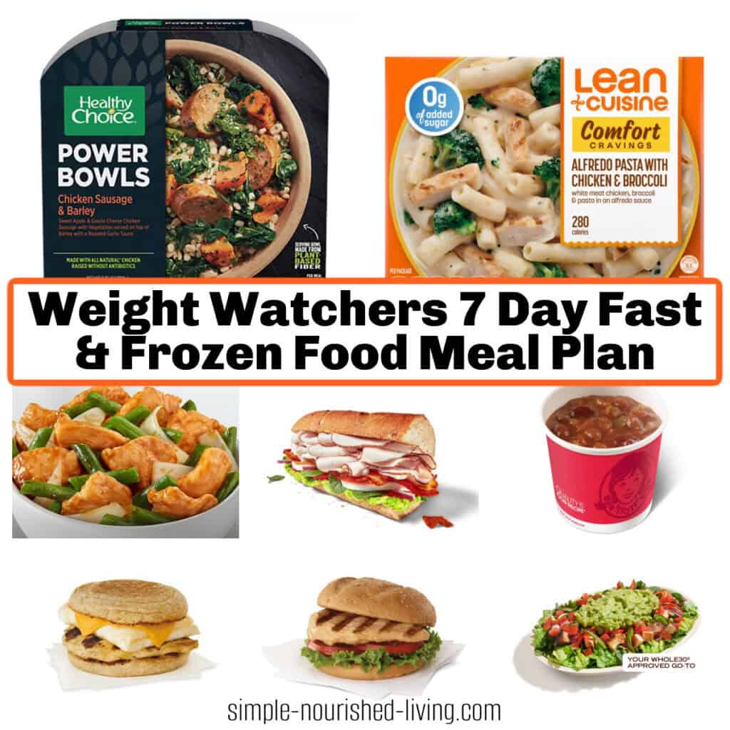 weight watchers fast food