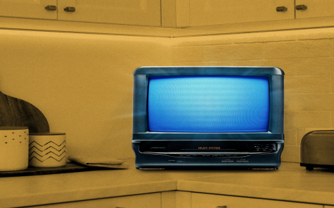 the kitchen tv