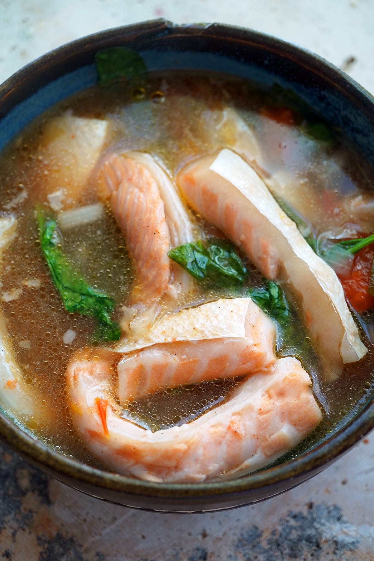 sinigang na salmon recipe