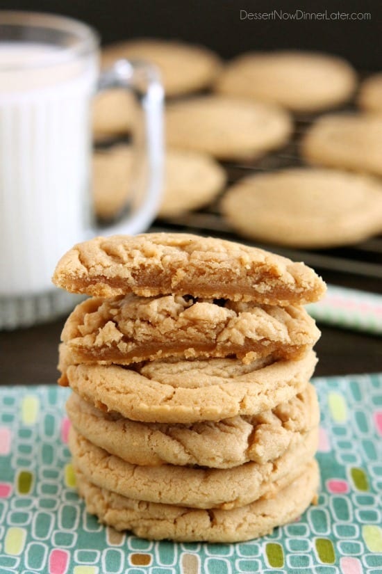 soft and chewy peanut butter cookie recipe