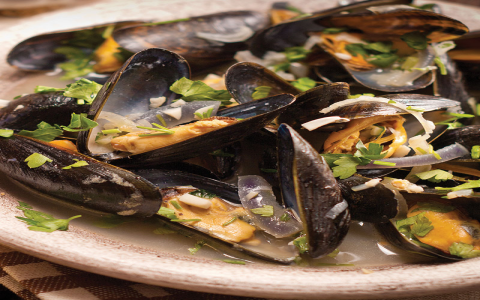 steamed mussels recipe