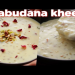 sabudana kheer recipe