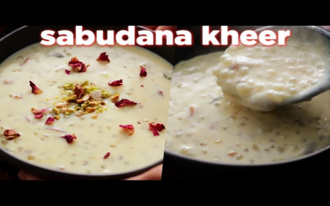 sabudana kheer recipe