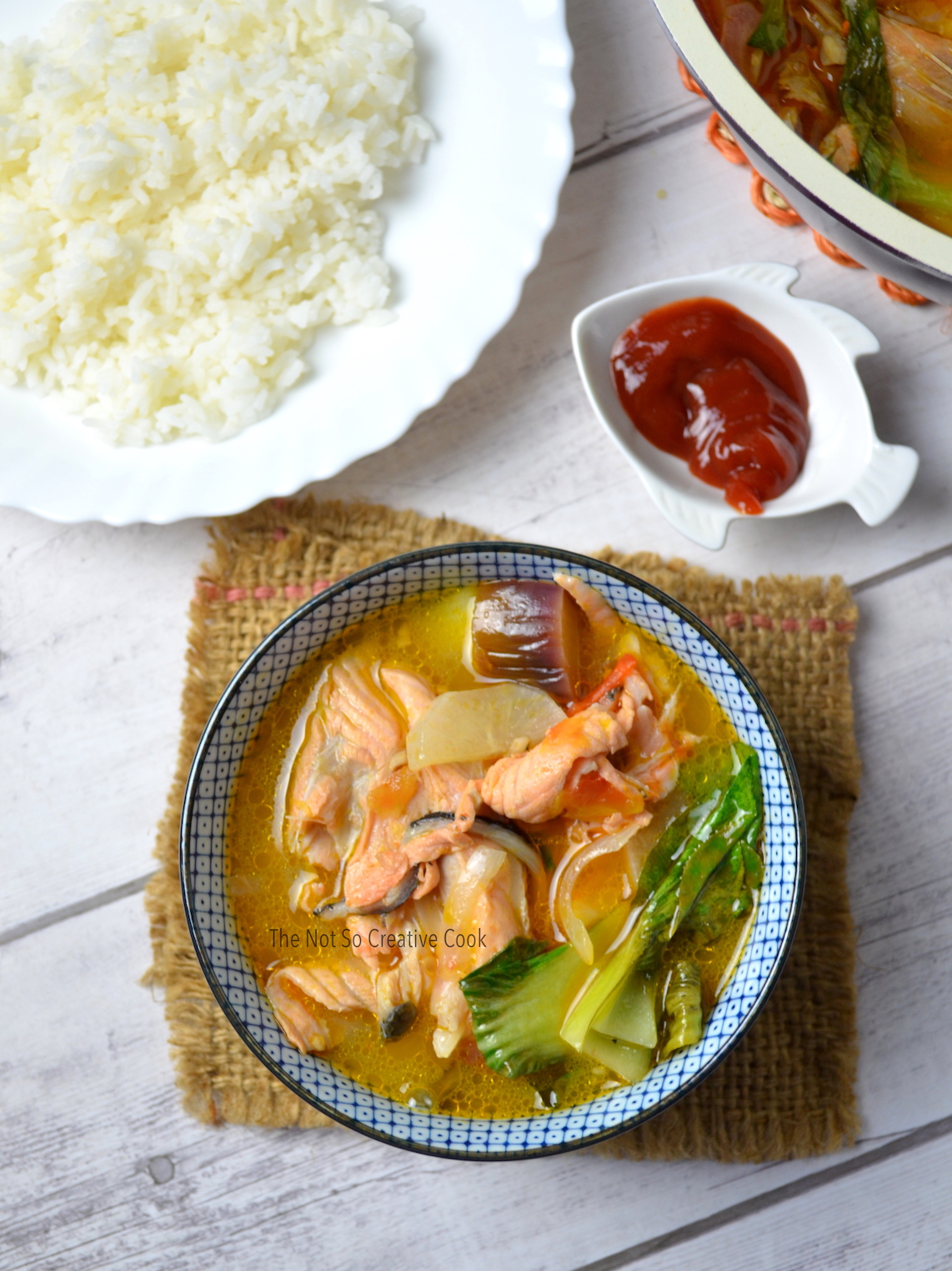 sinigang na salmon recipe
