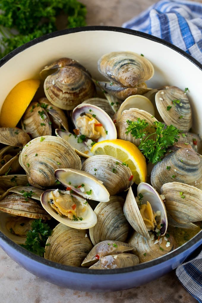 steamed clams recipe
