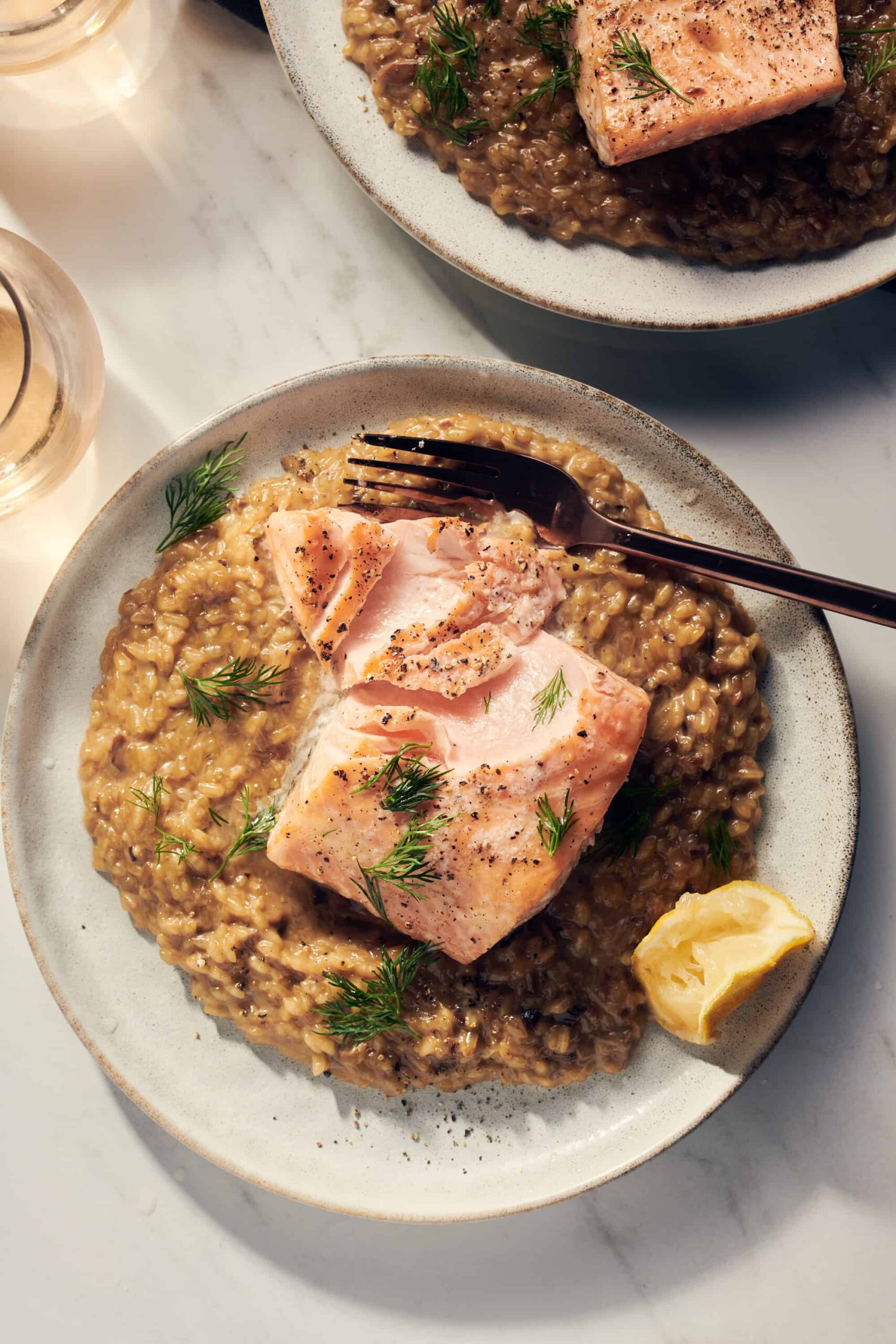 salmon risotto recipe
