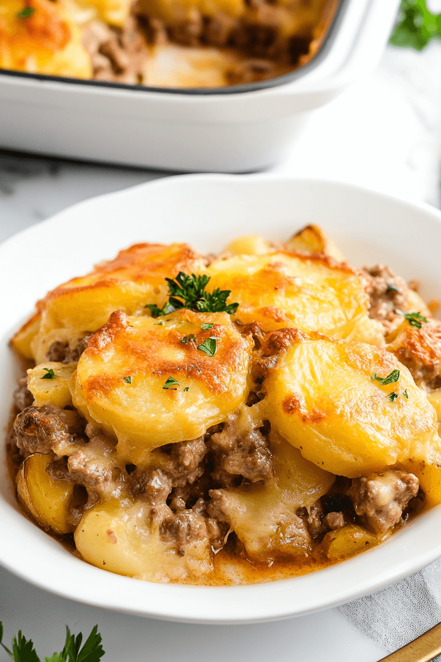 recipes using hamburger and potatoes