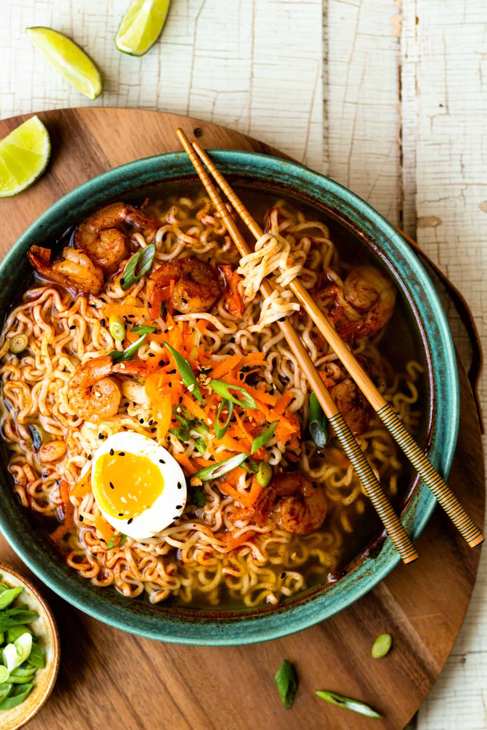 shrimp and ramen noodle recipe