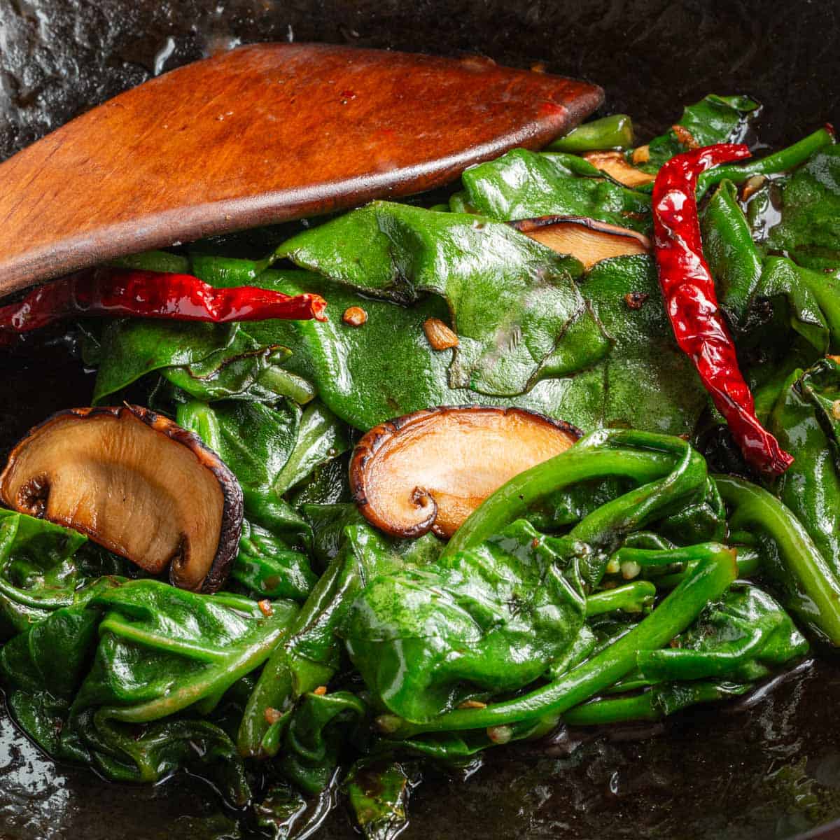 vine spinach recipes