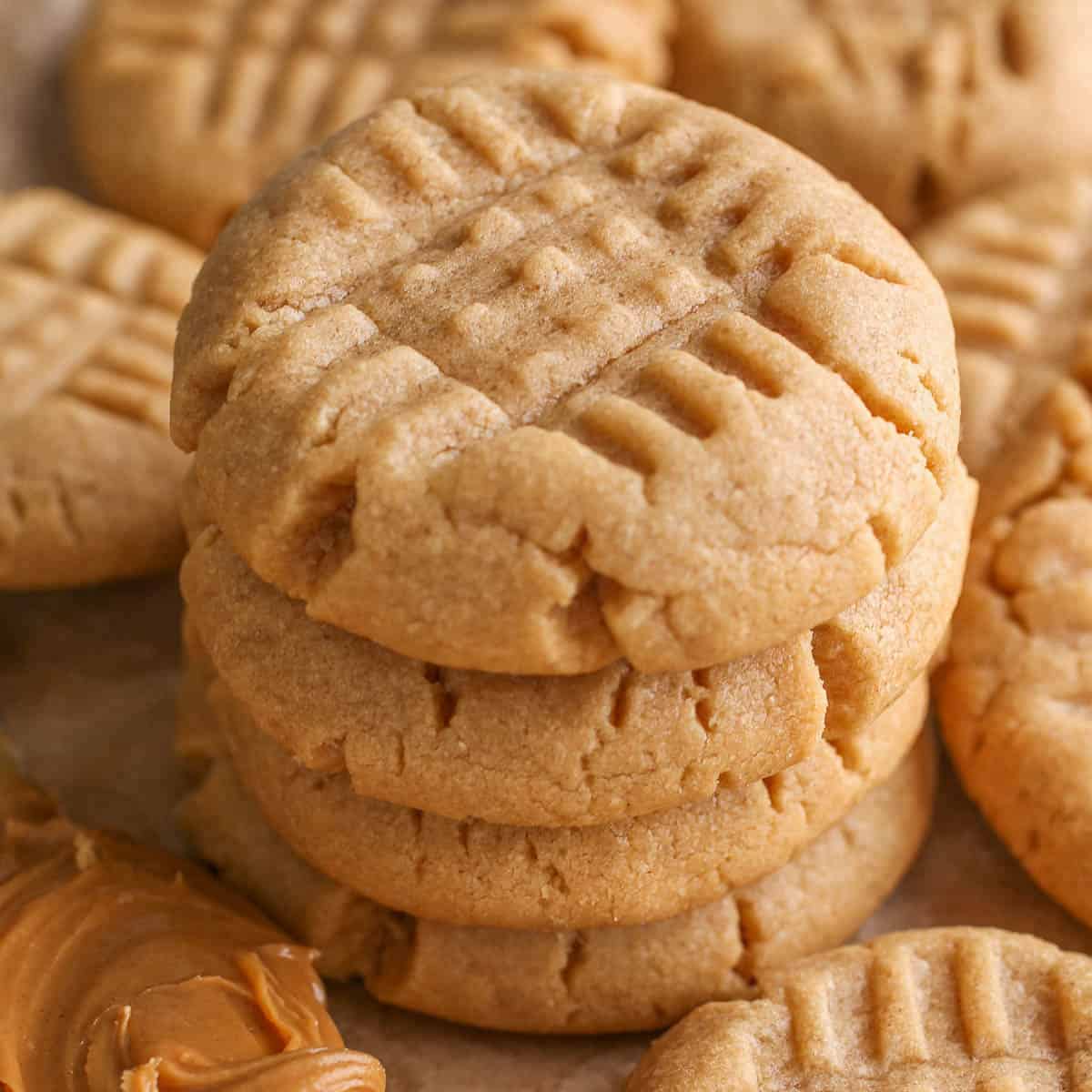 soft and chewy peanut butter cookie recipe