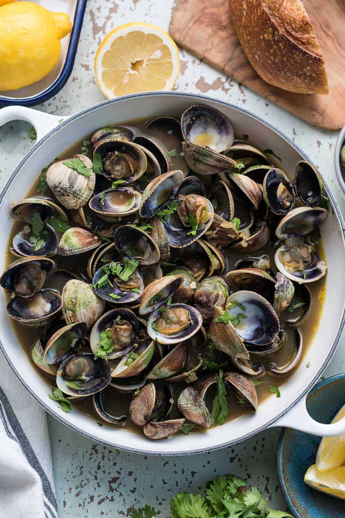 steamed clams recipe